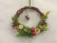 サンタさんが飛んでる